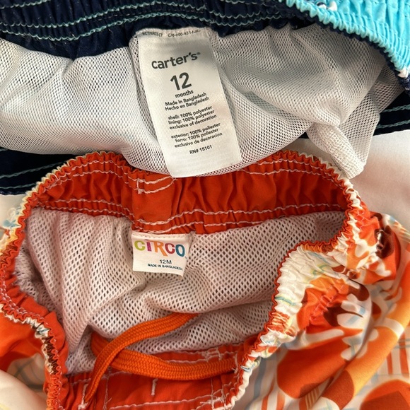 4 pair boys 12M swim trunks - Picture 6 of 7